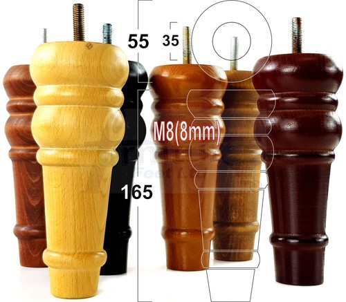 Piedini per mobili legno - per,