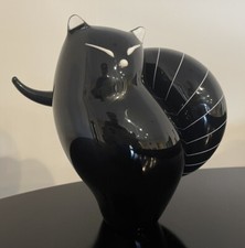 Statuina gatto nero Franco