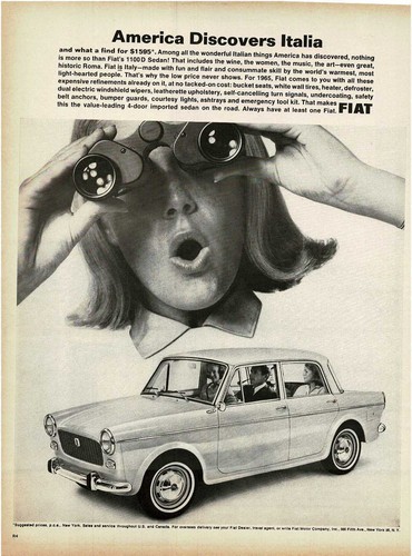 Pubblicità fiat 1100d porte - pubblicità,