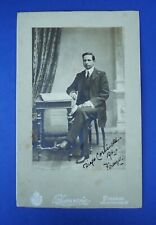 Foto d'epoca antica Zaccaria Firenze Ritratto maschile Diego Corbinelli 1911