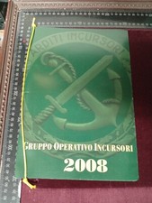 CALENDARIO MARINA MILITARE GRUPPO OPERATIVO ARDITI INCURSORI 2008 RARITA'!