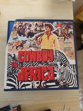 FILM  PELLICOLA SUPER 8 MM COLORE SONORO COWBOY IN AFRICA 3 BOBINE 120 METRI