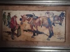 Dipinto ad olio a firma di