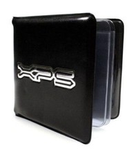 Custodia portafoglio libro Dell XPS m2010 m1330 m1530 m1730 imbottita 10 dischi CD DVD