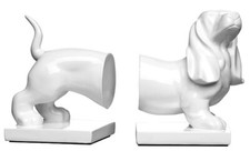 Hill Interiors White Dog Resin