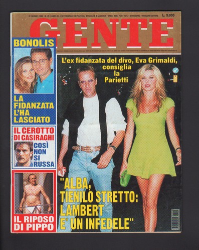 Gente 1996 alba parietti - gente,