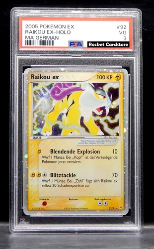 Pokemon raikou holo - pokemon, ex