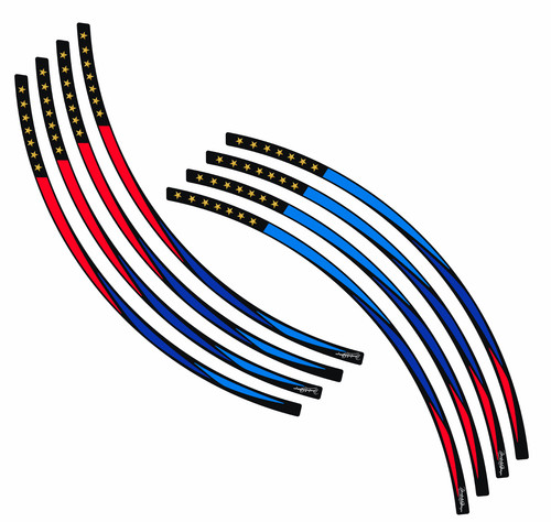 Adesivi strisce cerchi - strisce, adesivo