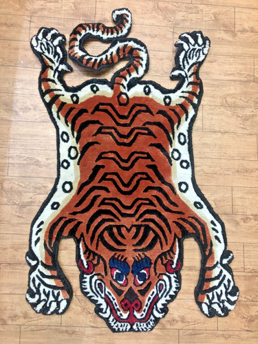 Mini tappeto tibetano - , annodato