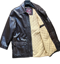 giacca pelle uomo vintage