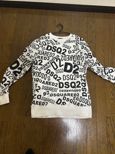 Dsquared white knit allover - dsquared,