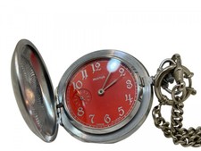 Orologio da tasca Molnija - orologio da tasca sovietico Ø 5 cm - condizioni v...