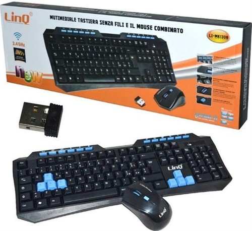 Tastiera mouse wireless - +,