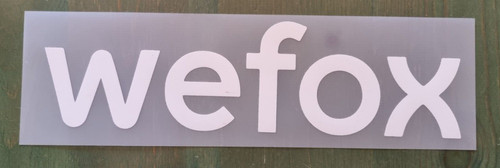 Scritta wefox maglia milan - wefox,