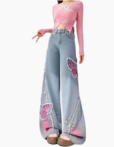 Jeans donna vintage grunge