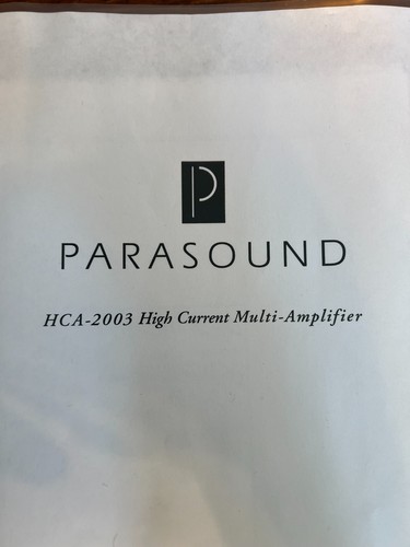 Schema originale per - , parasound