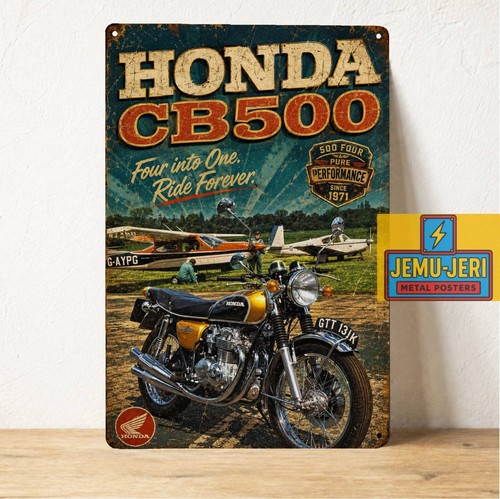 Insegna latta metallo moto - insegna,