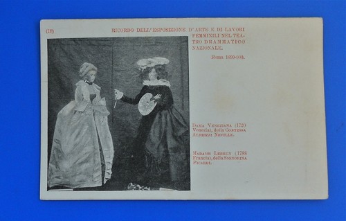 Cartolina esposizione arte - esposizione,