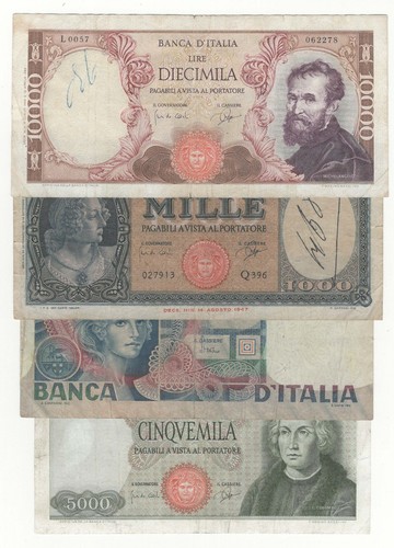Lotto 5000 lire colombo - lire,