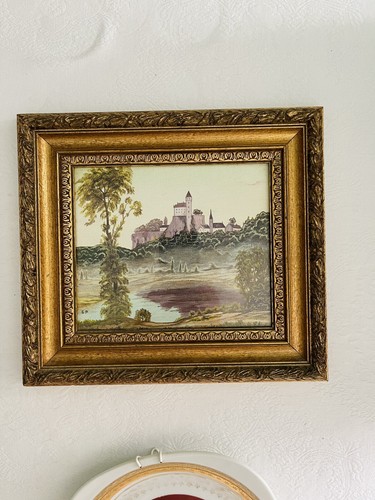 Quadro dipinto mano castello - quadro,