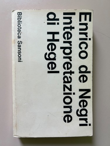 Interpretazione hegel di - di,