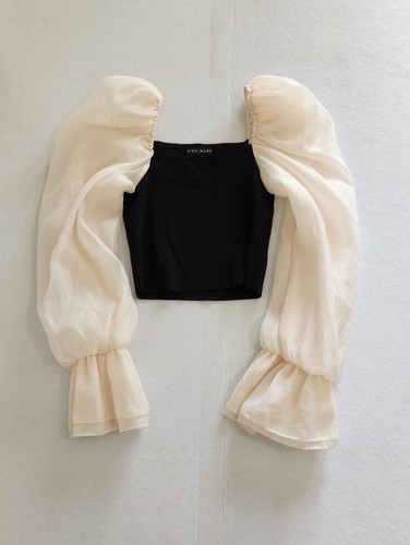 Miou muse crop top - miou,
