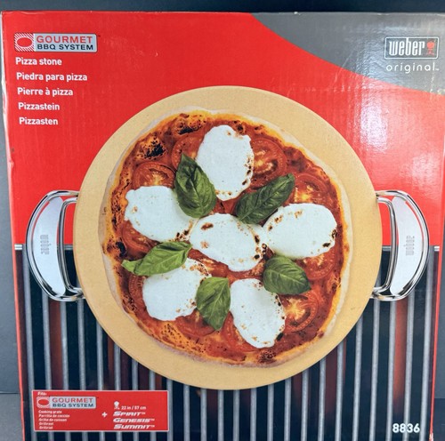 Weber grill pizza stone - grill,