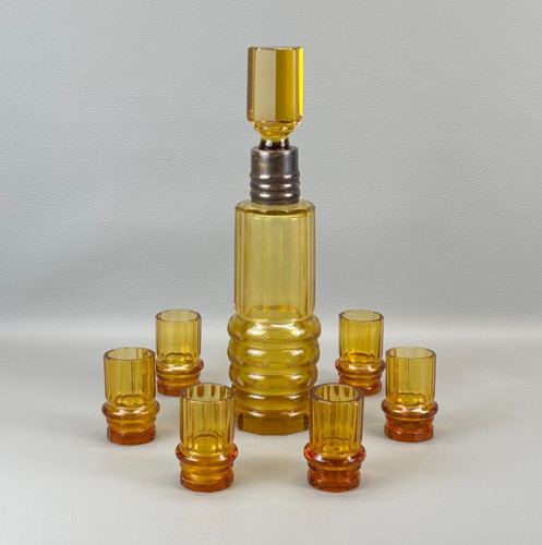 Art deco set liquore rosolio - art,