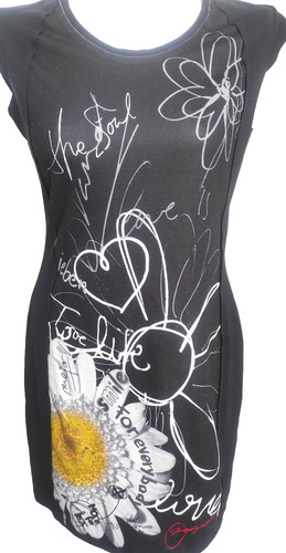 Abito aderente nero - , desigual