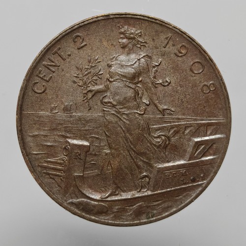 Centesimi 1908 raro qspl - centesimi,