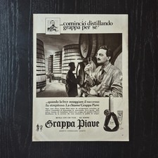 1968 Grappa Piave - Original AD Advertising Pubblicità Vintage