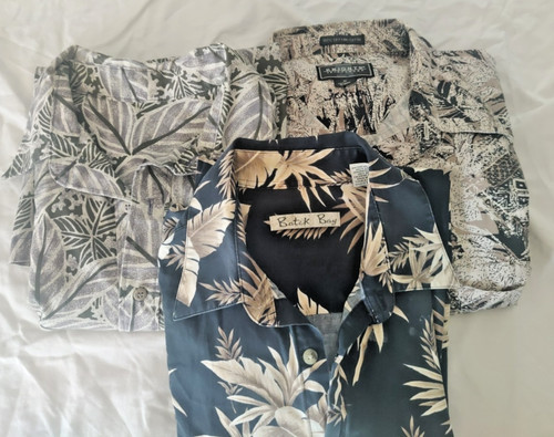 Lotto camicie uomo button - di, 3