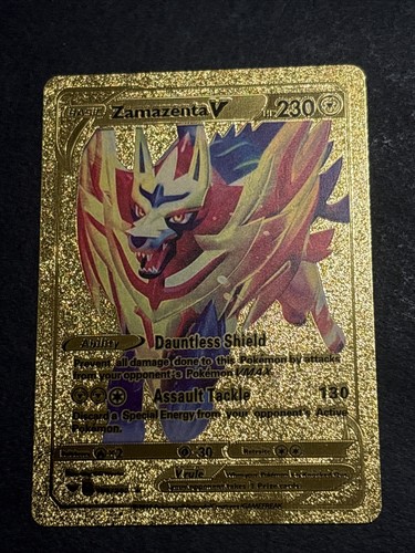 Zamazenta gold foil - gold, fan