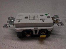 LEVITON X7899-HGW GFCI ANTIMANOMISSIONE POCO PROFONDO 20AMP BIANCO