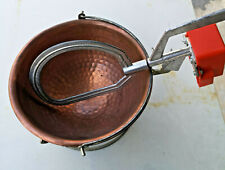 Paiolo (pentola)  rame con mescolatore elettrico per polenta o simili, mai usato