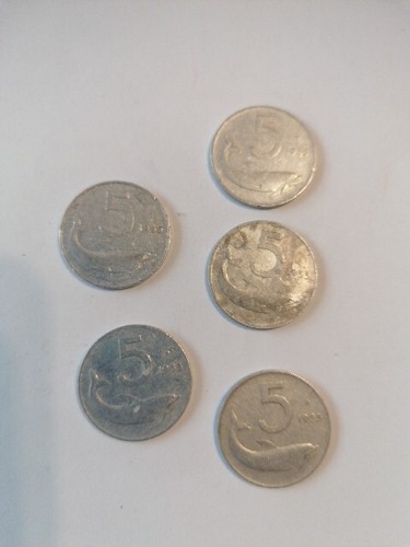 Moneta italia lire 1955 - 5,