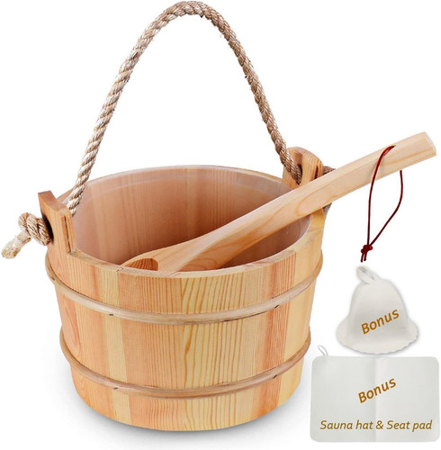 Secchio mestolo per sauna - secchio,