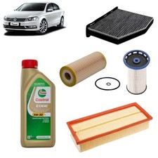 Kit tagliando 4 filtri + 5L