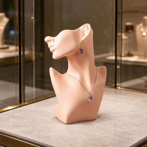Espositore busto laterale base - espositore,