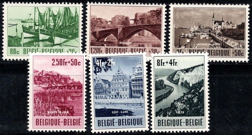 Belgio 1953 967 972 nuovo - 1953, mi.