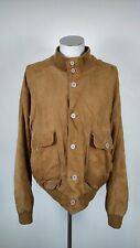 BOMB BOOGIE GIUBBINO UOMO PELLE Tg XL MAN LEATHER JACKET CAMOSCIO VINTAGE