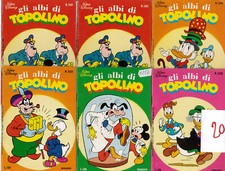 TOPOLINO ALBI  6 FUMETTI