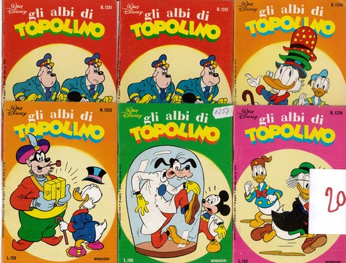 Topolino albi fumetti - topolino, 6