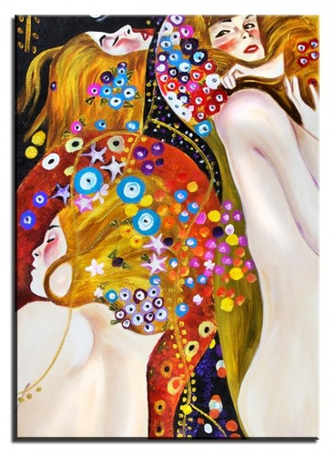 Gustav klimt wasserschlangen - gustav, klimt-wasserschlangen