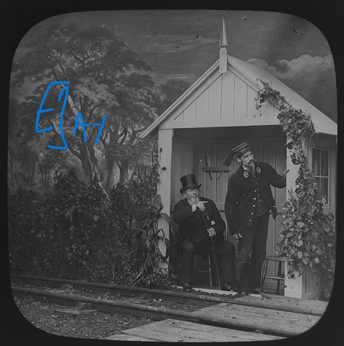 Photo level crossing no9 c1890 - photo,