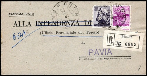 1961 raccomandata broni - -,