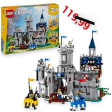 LEGO Creator 3 in 1 Castello del Cavaliere Medievale - Giocattolo Trasformabile 