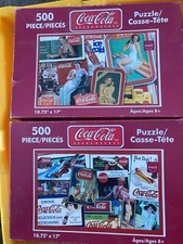 Puzzle Coca Cola 2004 2 x 500 pezzi - Casse-Tete -età 8+ 10,75''x17'' - sigillato