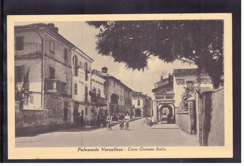 Cartolina palazzolo vercellese - palazzolo,