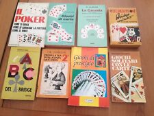 lotto 8 LIBRI DI GIOCHI CARTE, DI PRESTIGIO, DI INTELLIGENZA